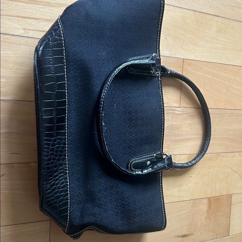 Nine West Beige and Black Handbag